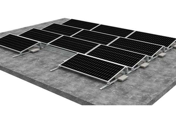 S&EW Adjustable flat roof solar mounting system