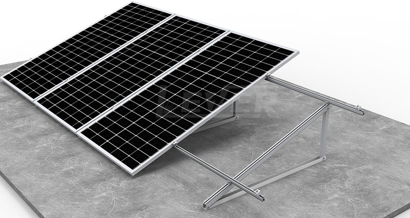 Fix-portrait-Flat-tripod-solar-mounting-system